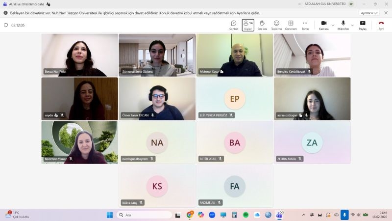 Abdullah Gül Üniversitesi | AGÜ Life and Psychology Club Konuşması